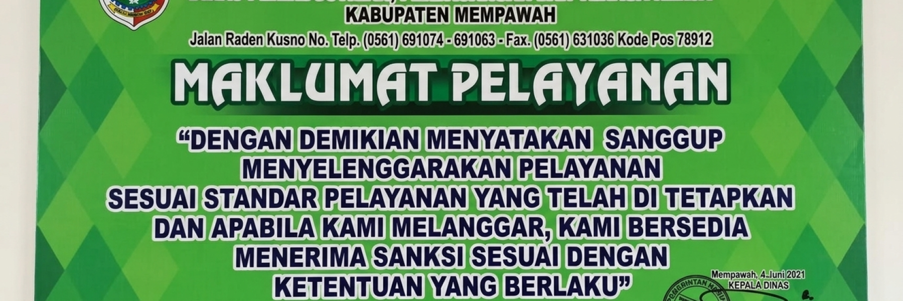 Maklumat Pelayanan