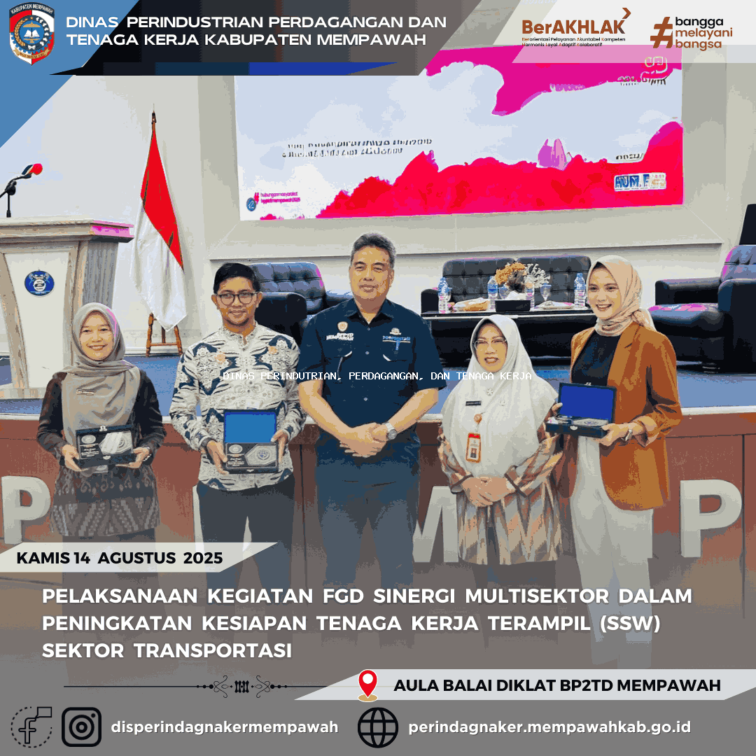 Pelaksanaan Kegiatan FGD Sinergi Multisektor Dalam Peningkatan Kesiapan Tenaga Kerja Terampil (SSW) Sektor Transportasi